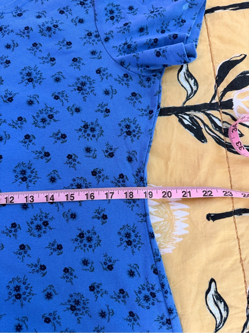 90s Baby Tee Ditsy Floral Maxi Dress Fit and Flare Vintage Grunge Butter Mom - Picture 4 of 8